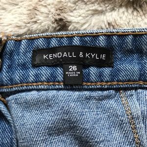 Kendal and Kylie jean skirt